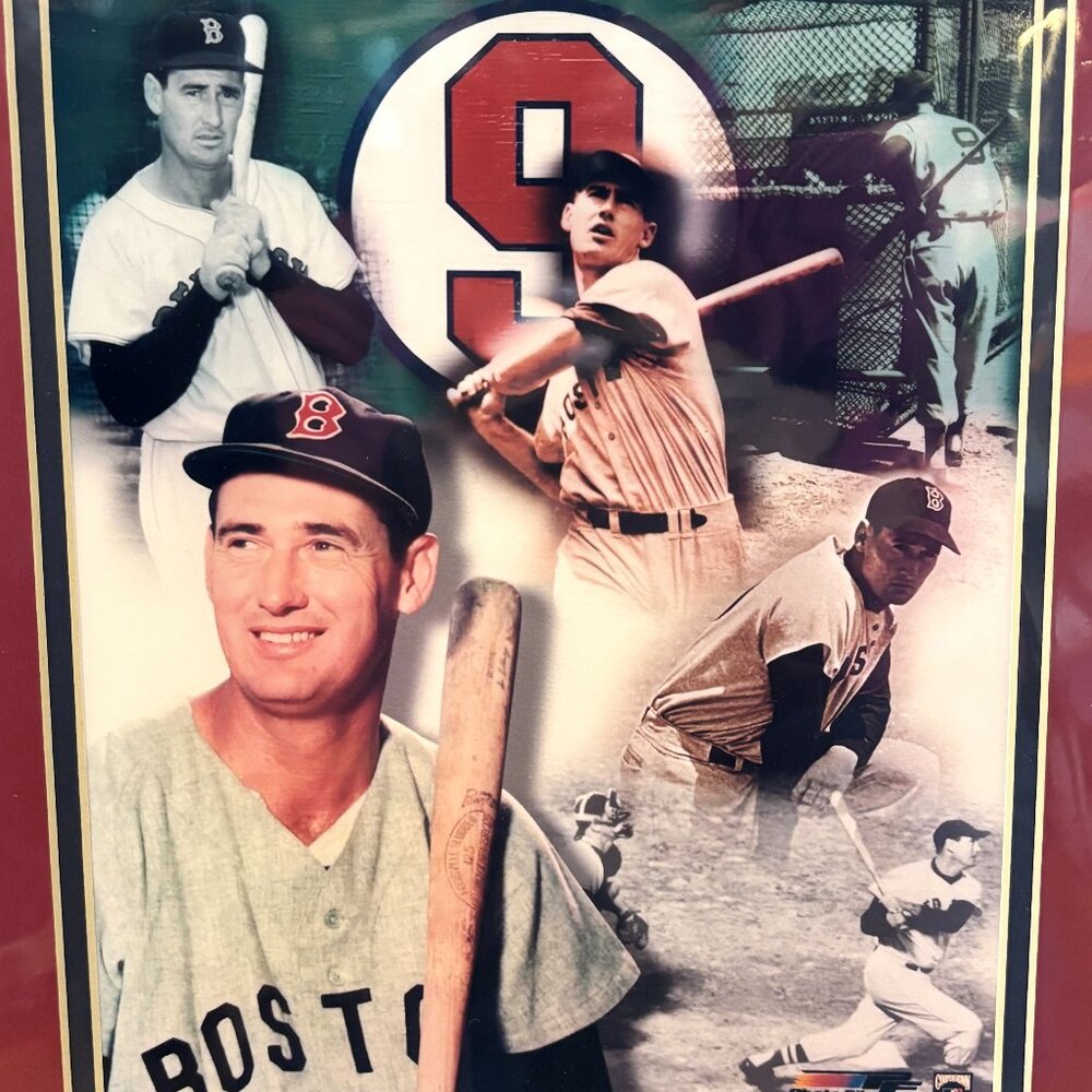 Boston Red Sox 22x32 Inch Framed Storyboard Wall Art – Legendary Players Collage